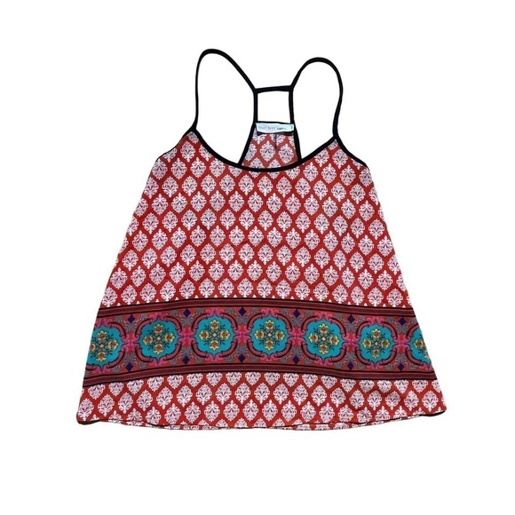 Women's Love Tree Happens multi color Tank Top/Blouse. Size Small - Picture 1 of 8